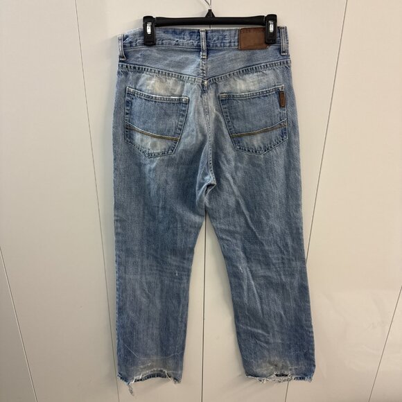 EZRA FITCH Damage Jeans W30L32 Bootcut Distressed Used Style (D27) - Picture 1 of 16